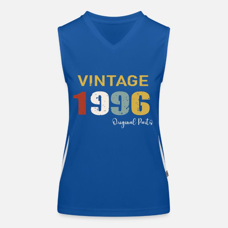 Originalteile 1996 - Geschenk zum 28-jährigen Jubiläum Funktionelles Kontrast-Tank Top für Frauen