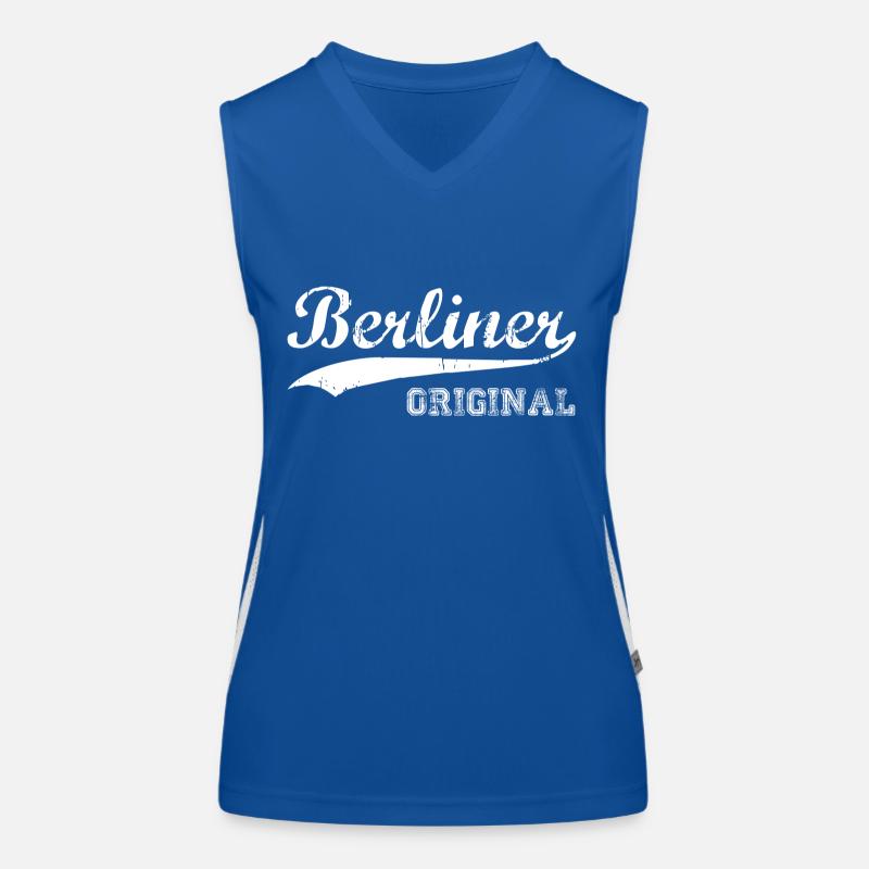 Berliner Original Funktionelles Kontrast-Tank Top für Frauen