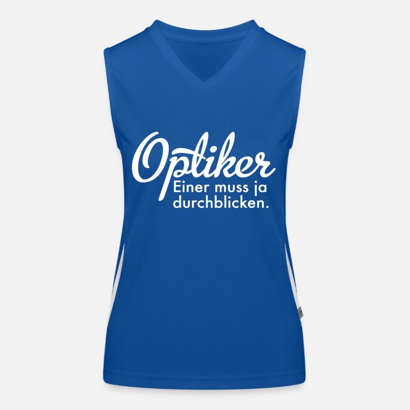 Optiker Funktionelles Kontrast-Tank Top für Frauen