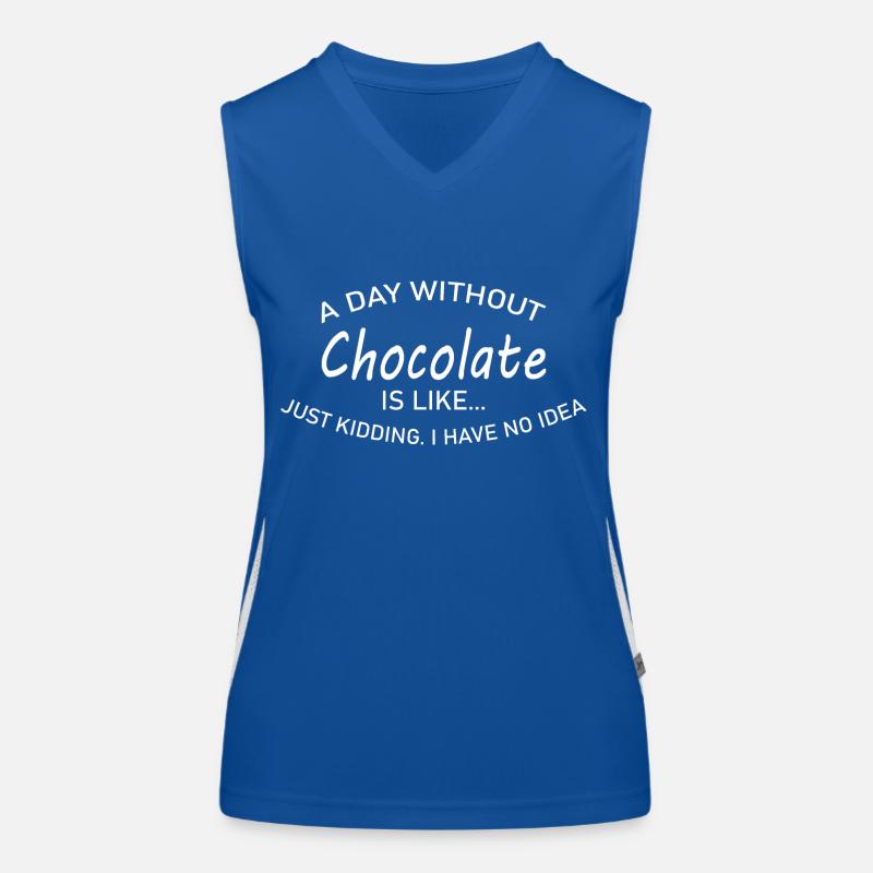 chocolat chocolat Débardeur respirant contrasté Femme