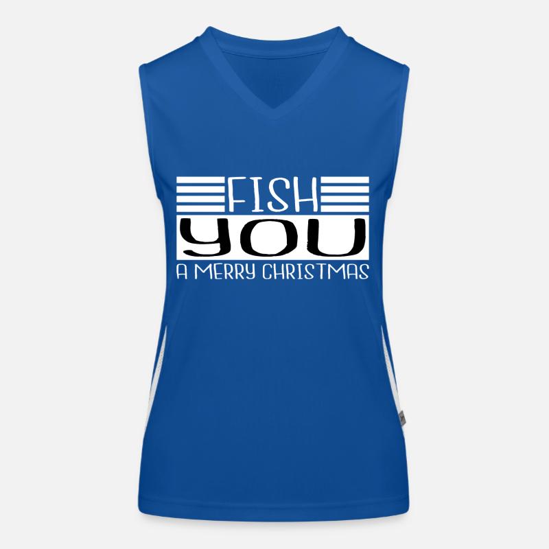 under the tree christmas present jokes Funktionelles Kontrast-Tank Top für Frauen