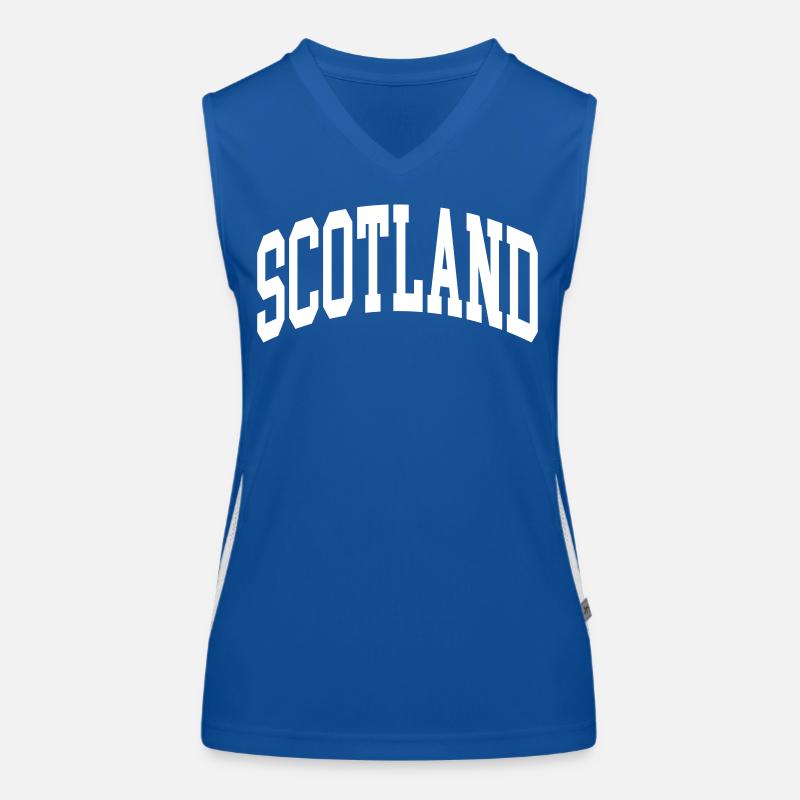 Schottland Funktionelles Kontrast-Tank Top für Frauen