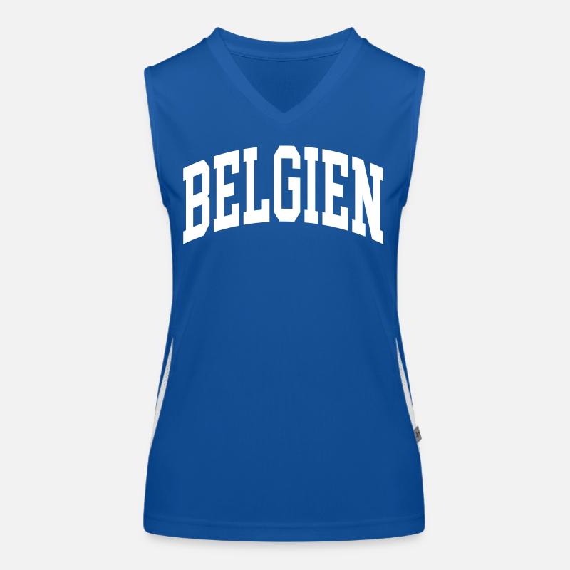 Belgium Women's Functional Contrast Tank Top