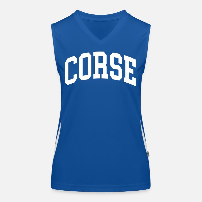 Korsika Funktionelles Kontrast-Tank Top für Frauen