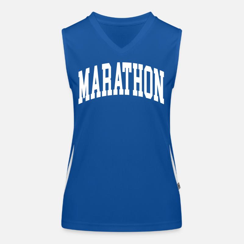 Marathon Débardeur respirant contrasté Femme