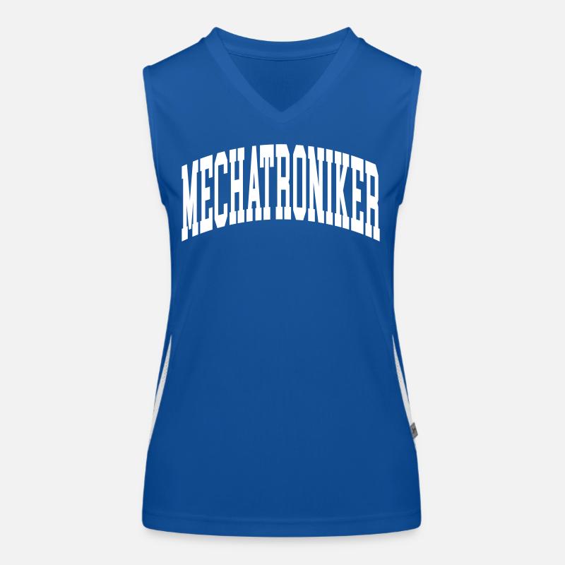 Mechatroniker Funktionelles Kontrast-Tank Top für Frauen