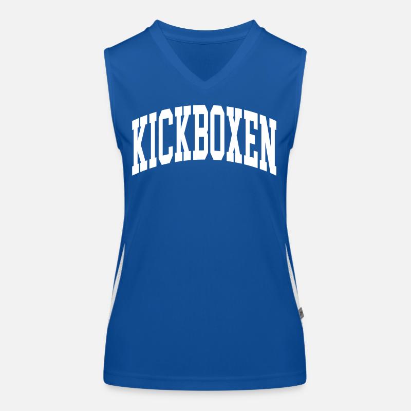 Kickboxen Funktionelles Kontrast-Tank Top für Frauen