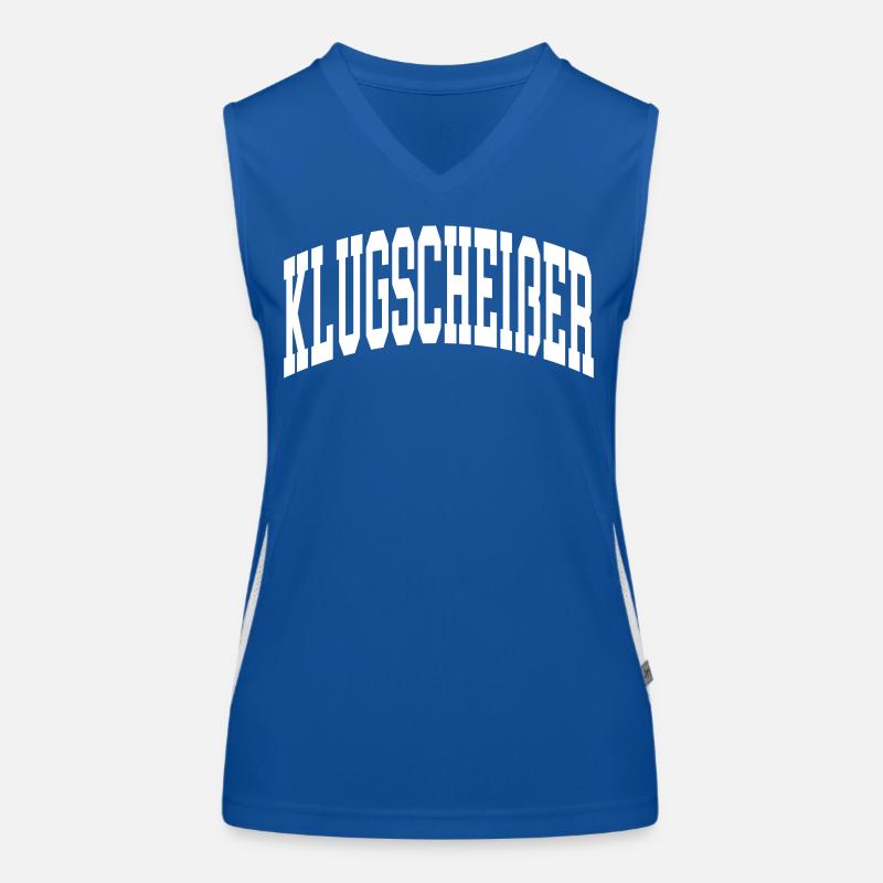 Klugscheißer Funktionelles Kontrast-Tank Top für Frauen