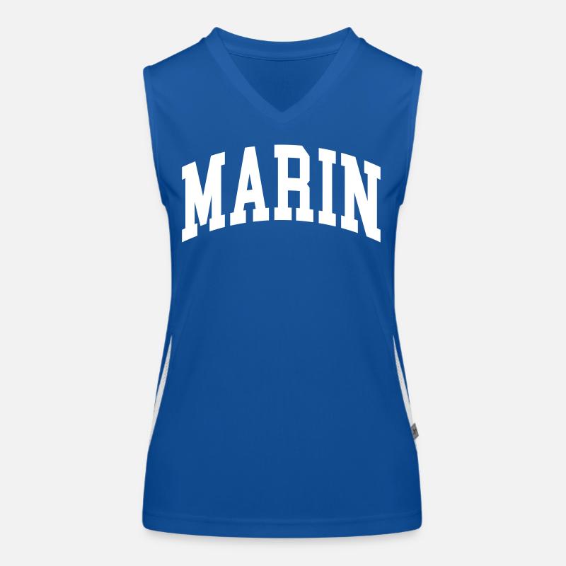 Marin Débardeur respirant contrasté Femme