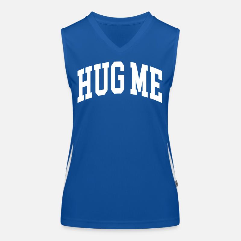 Fais-moi un câlin Débardeur respirant contrasté Femme