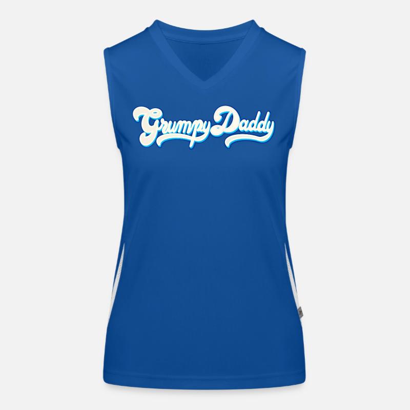 Scénario de Grumpy Daddy - Couleur « Crème fouettée » Débardeur respirant contrasté Femme