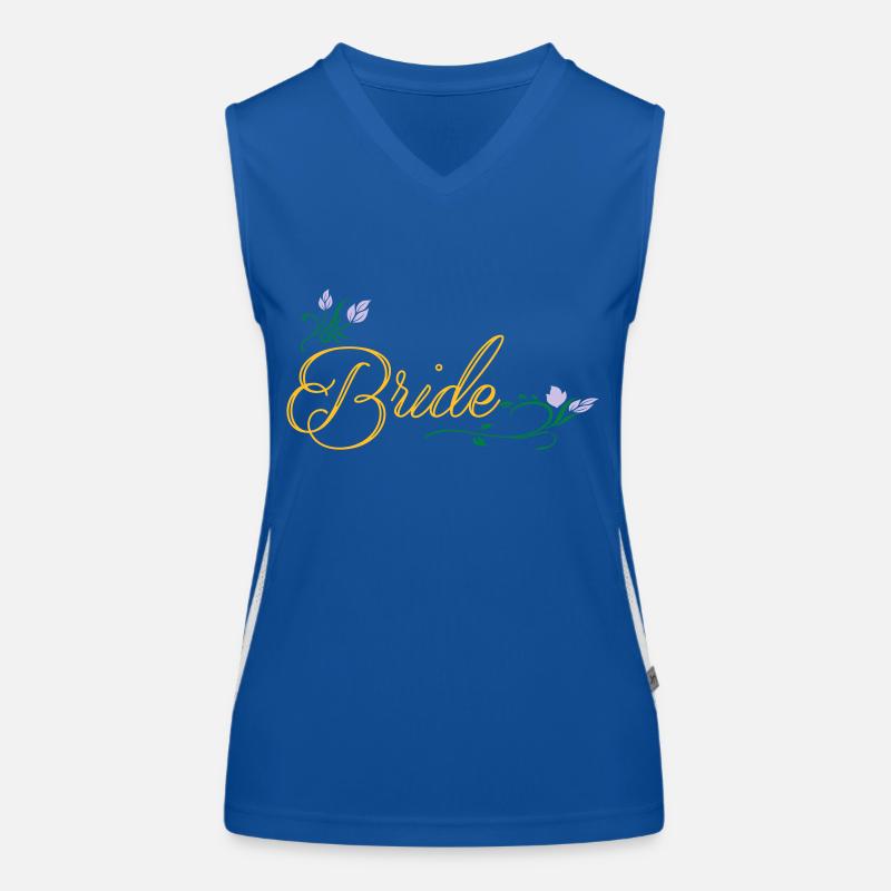 Bride Color Funktionelles Kontrast-Tank Top für Frauen