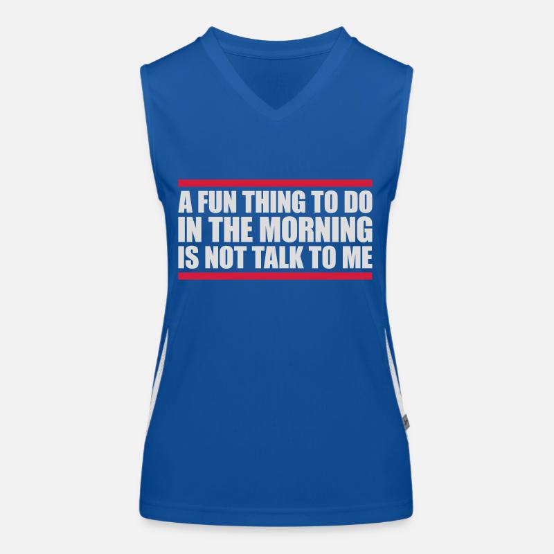 ne me parle pas Débardeur respirant contrasté Femme