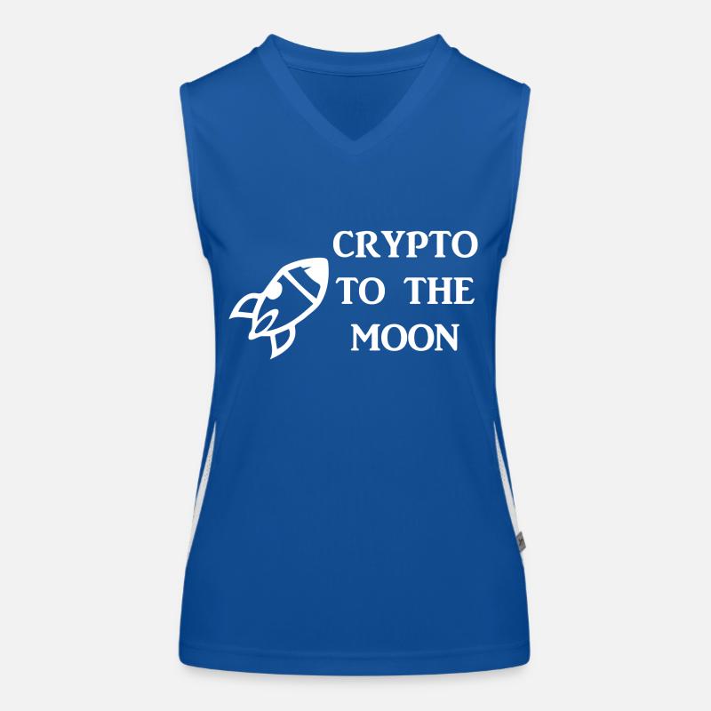 Bitcoin Trading Crypto Stocks Débardeur respirant contrasté Femme