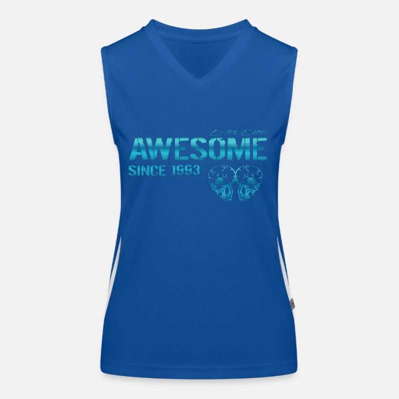 Awesome since 1993 Geschenk Funktionelles Kontrast-Tank Top für Frauen