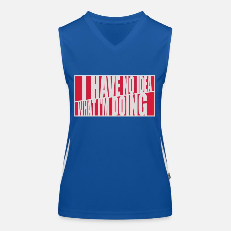 Aucune idée Débardeur respirant contrasté Femme