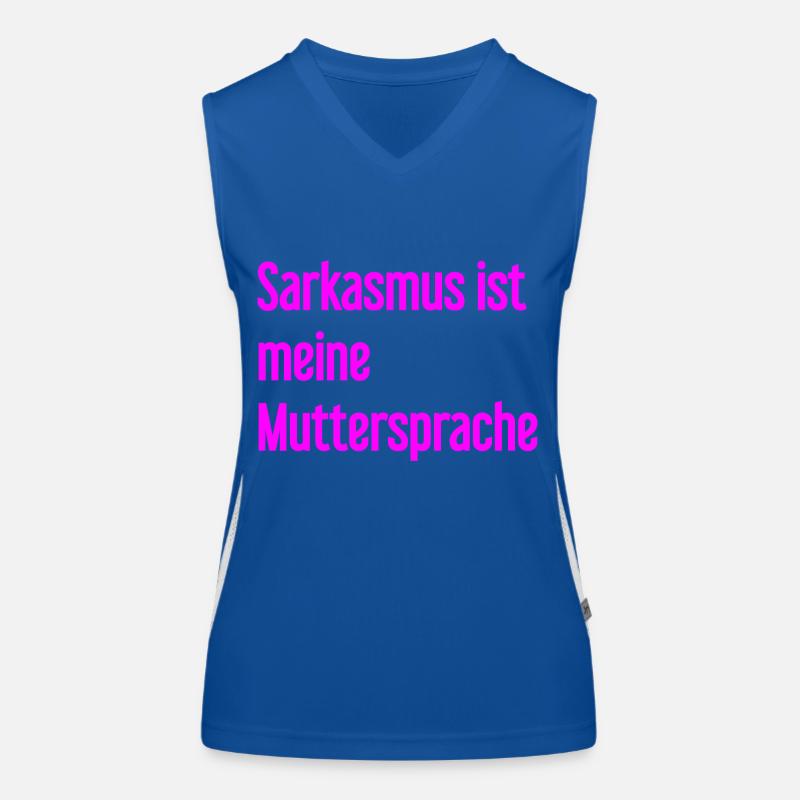 Sarkasmus-Profi Funktionelles Kontrast-Tank Top für Frauen