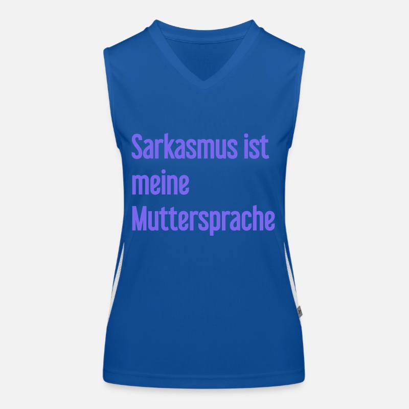 Sarkasmus-Profi Funktionelles Kontrast-Tank Top für Frauen