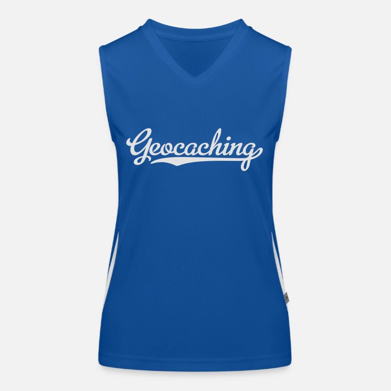 Geocaching Débardeur respirant contrasté Femme
