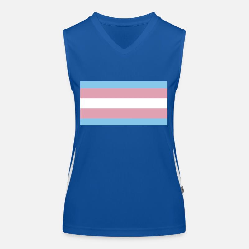 Fierté trans Débardeur respirant contrasté Femme