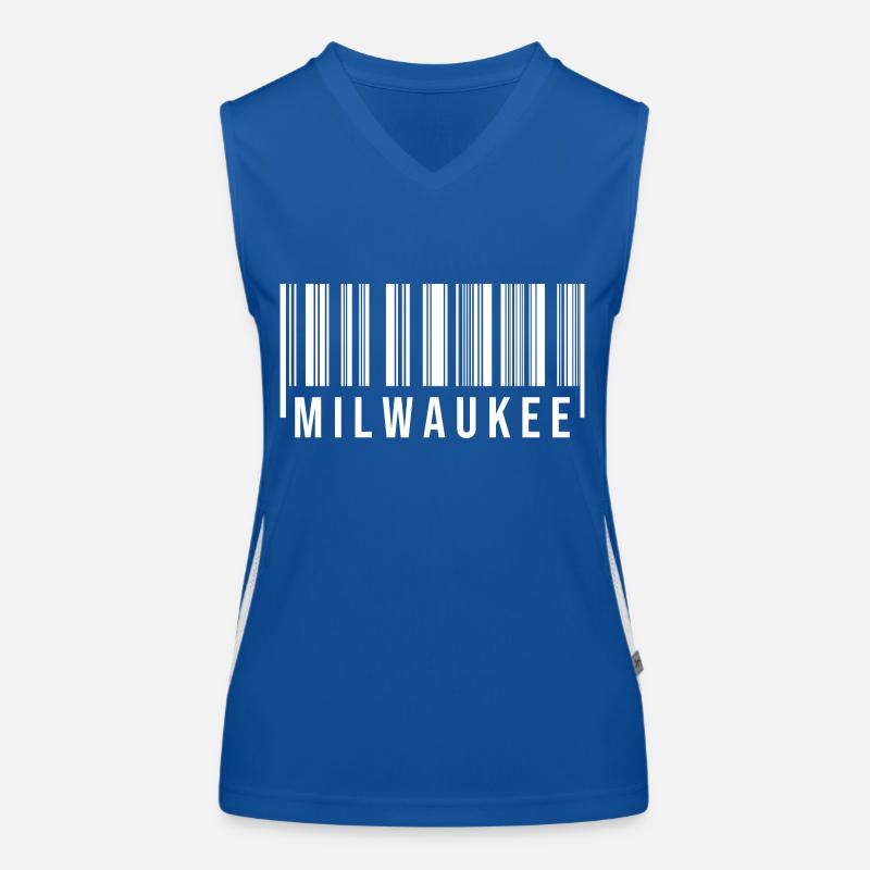 Code à barres Milwaukee Débardeur respirant contrasté Femme