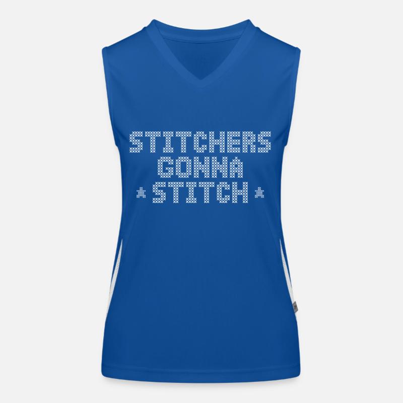 Stitchers va Stitch - Noël et cadeau d’anniversaire Débardeur respirant contrasté Femme
