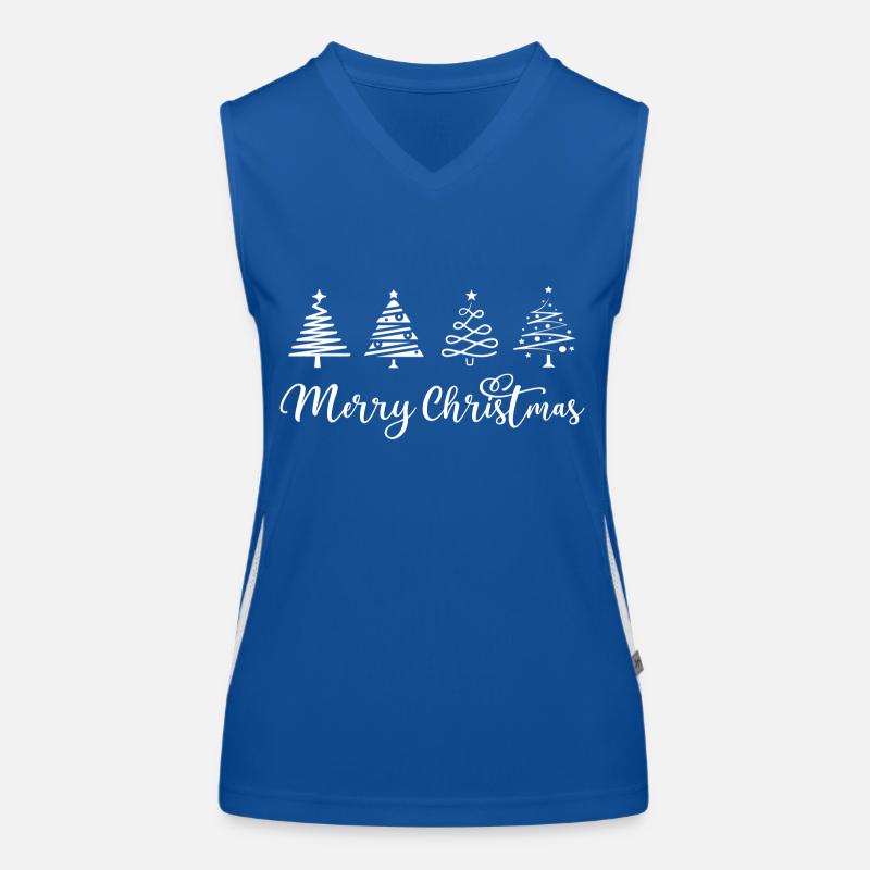 Joyeux Noël Débardeur respirant contrasté Femme