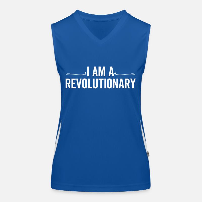 Ich bin ein Revolutionär Funktionelles Kontrast-Tank Top für Frauen