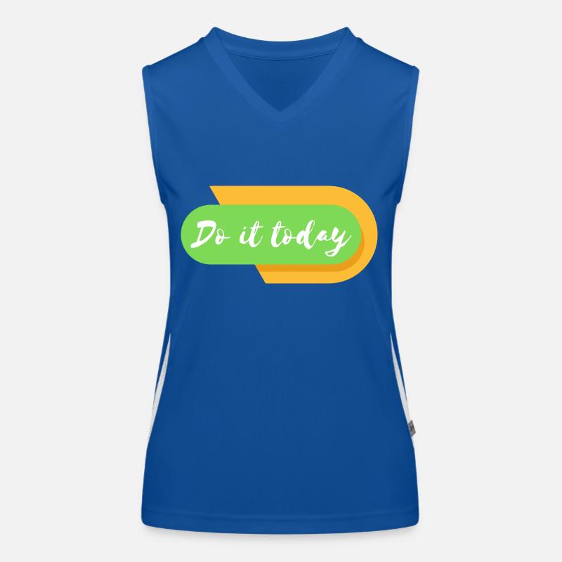 Do it today Funktionelles Kontrast-Tank Top für Frauen