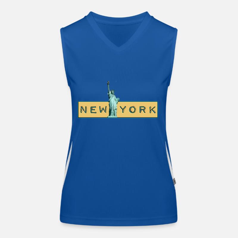 New York Funktionelles Kontrast-Tank Top für Frauen