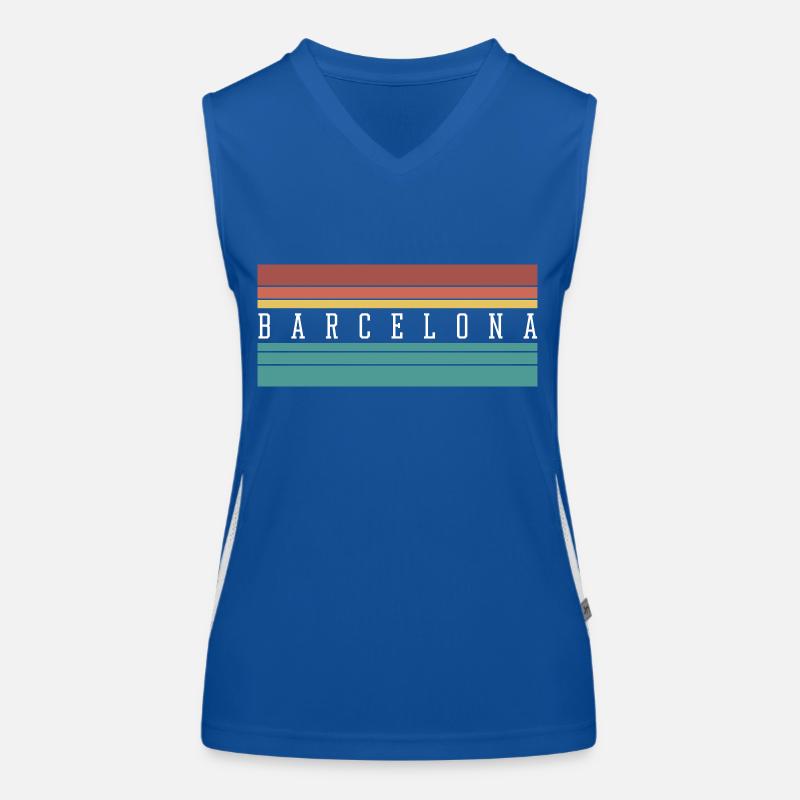Barcelona: Perfektes Geschenk & Souvenir Funktionelles Kontrast-Tank Top für Frauen