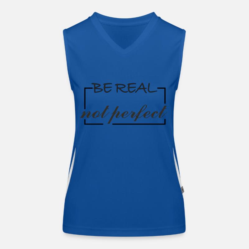 Sei echt Funktionelles Kontrast-Tank Top für Frauen