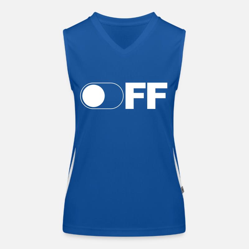 OFF Funktionelles Kontrast-Tank Top für Frauen