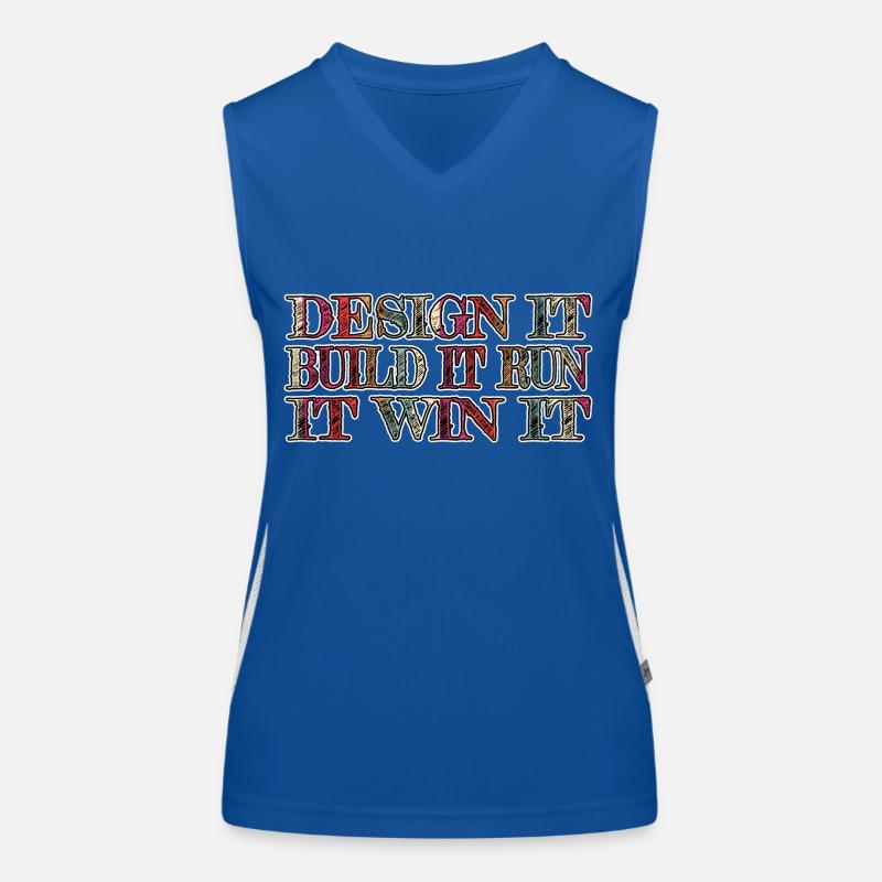 birthday present statement robotics research Funktionelles Kontrast-Tank Top für Frauen