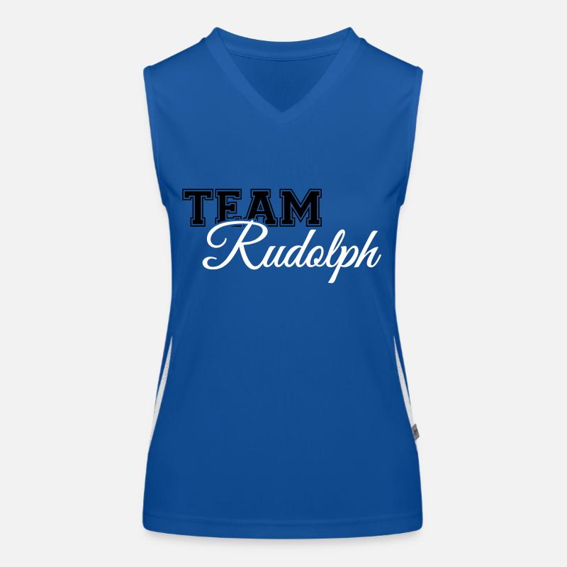 Team Rudolph Funktionelles Kontrast-Tank Top für Frauen