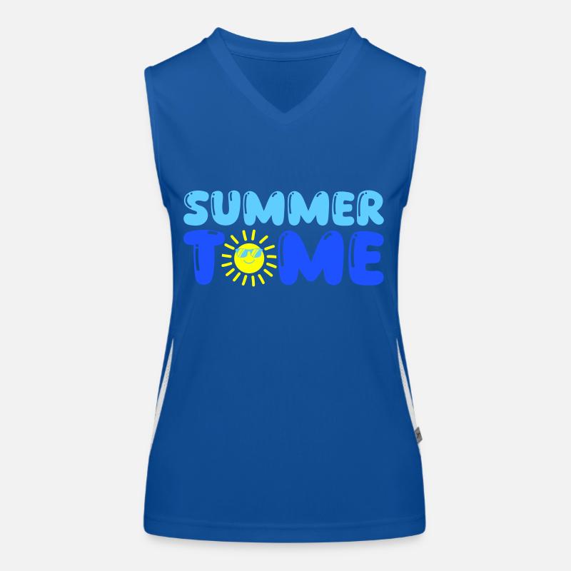 summer time Funktionelles Kontrast-Tank Top für Frauen