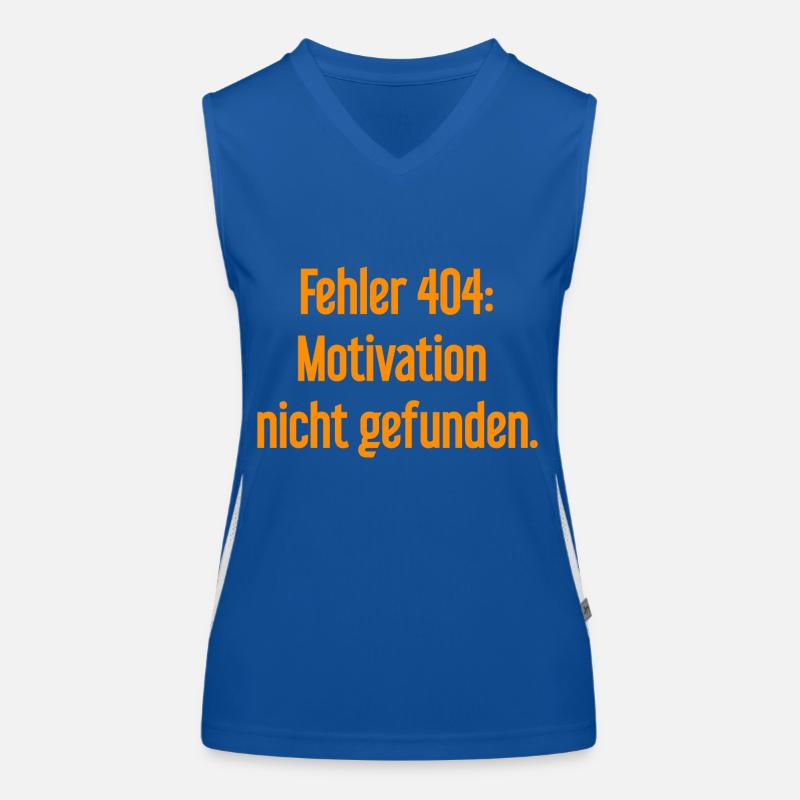 Fehler 404: Motivation nicht gefunden Funktionelles Kontrast-Tank Top für Frauen