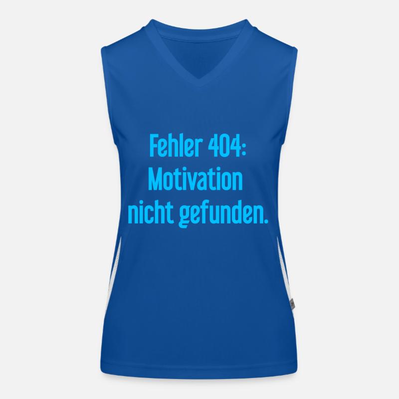 Error 404: Motivation not found Women's Functional Contrast Tank Top