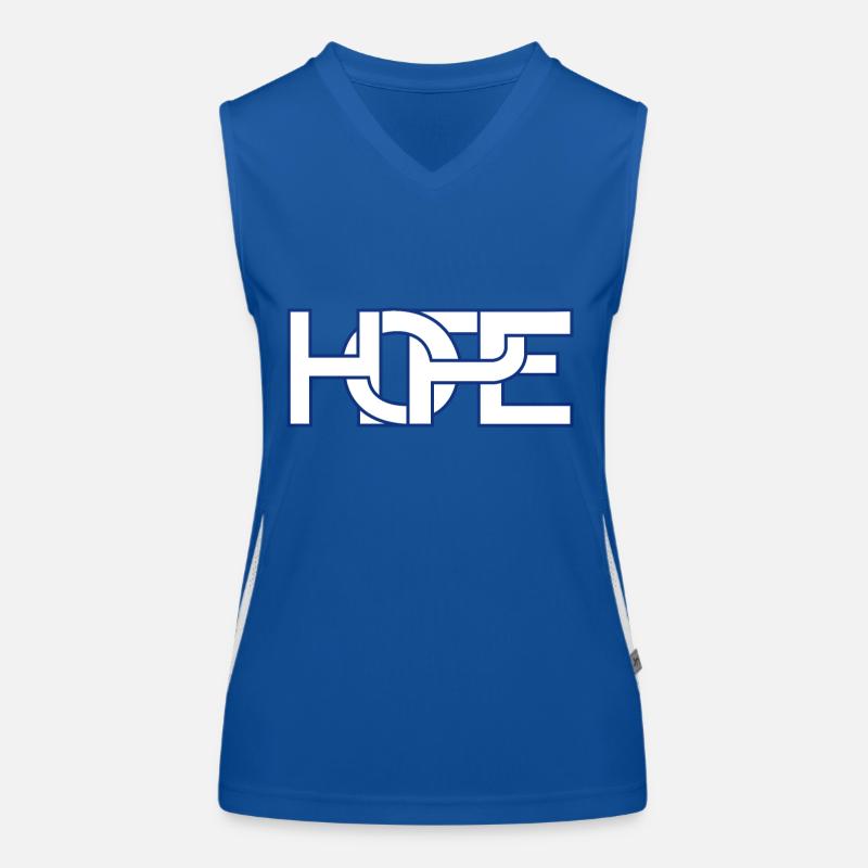 HOFFNUNG Funktionelles Kontrast-Tank Top für Frauen