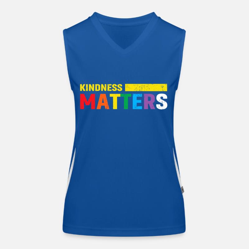 La gentillesse compte Débardeur respirant contrasté Femme