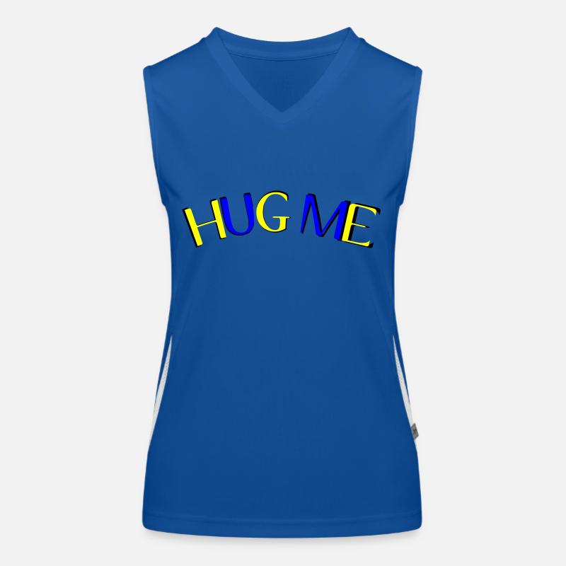 hug me Funktionelles Kontrast-Tank Top für Frauen