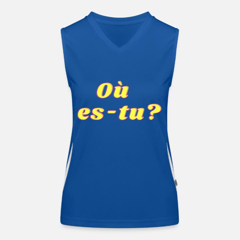 ou es tu Débardeur respirant contrasté Femme
