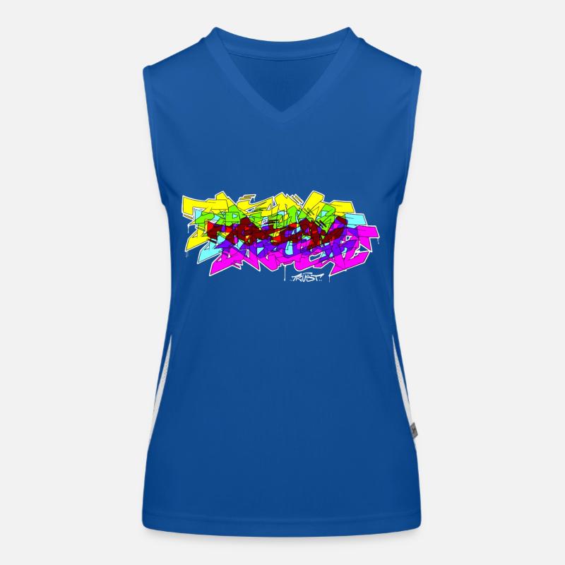 Graffiti du spectre Débardeur respirant contrasté Femme