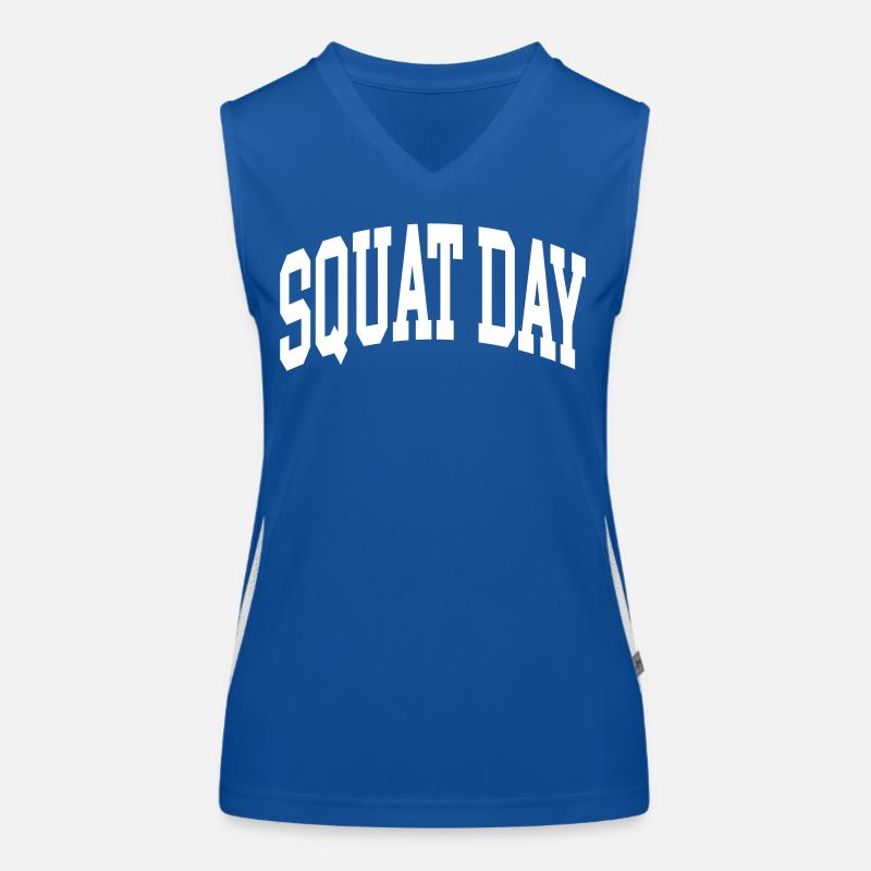 Squat Day Funktionelles Kontrast-Tank Top für Frauen