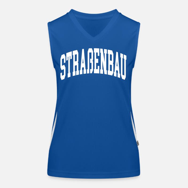 Straßenbau Funktionelles Kontrast-Tank Top für Frauen