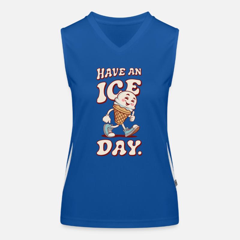 Have a nice day Funktionelles Kontrast-Tank Top für Frauen