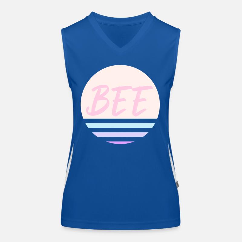 Biene Rosa Funktionelles Kontrast-Tank Top für Frauen