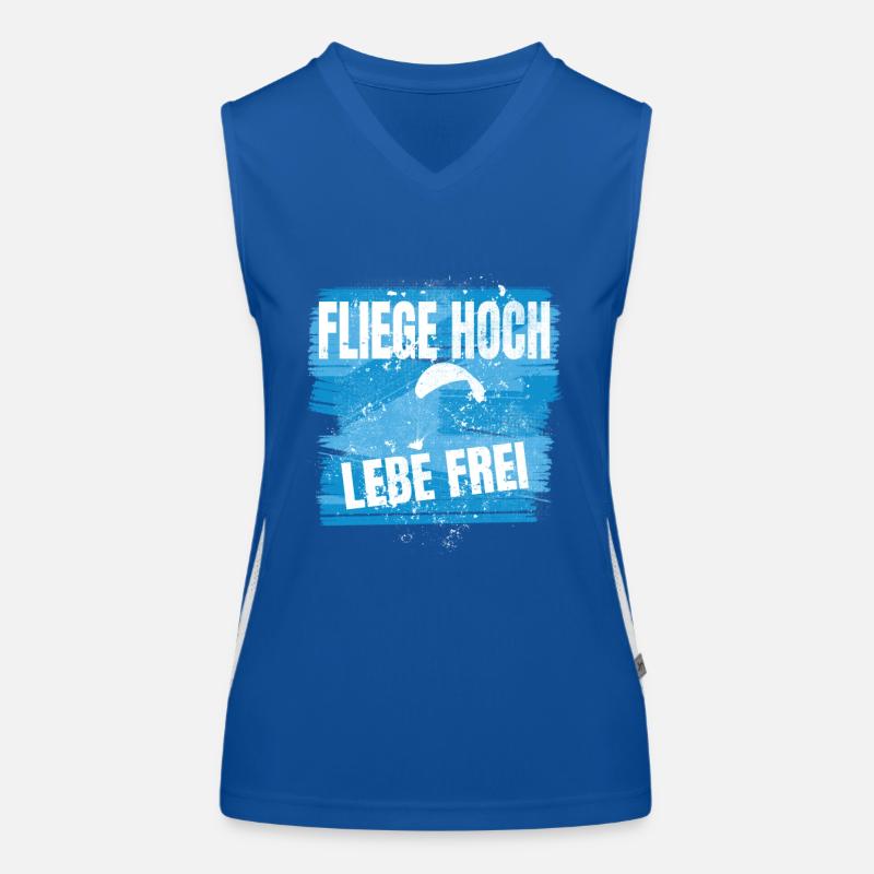 Volez haut, vivez librement – Weini’s Wilderness Débardeur respirant contrasté Femme