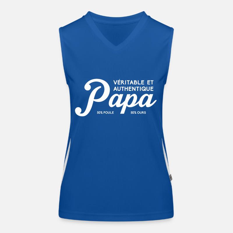 Papa au top Débardeur respirant contrasté Femme