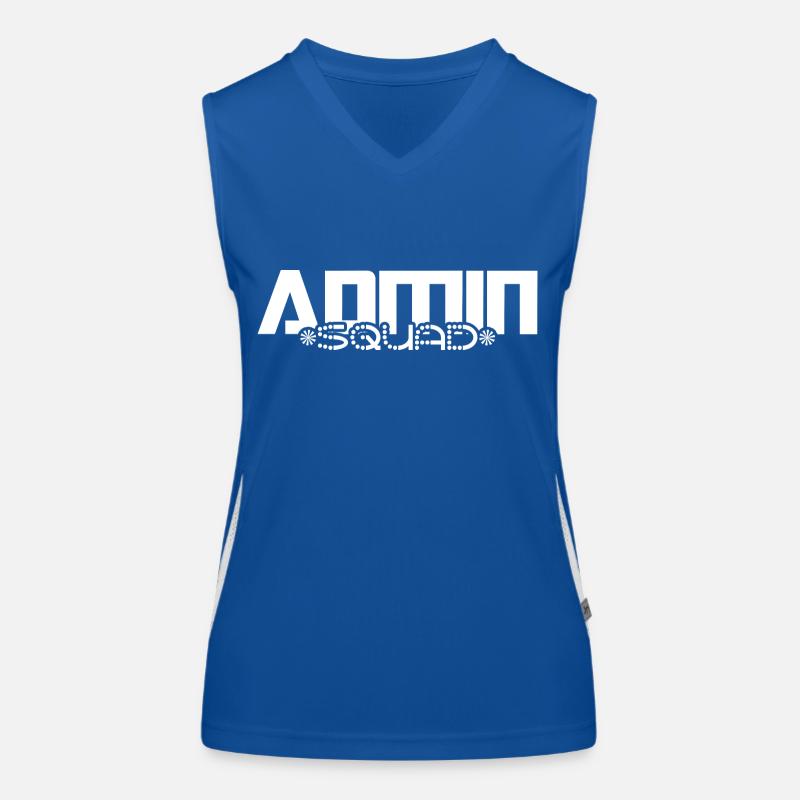 Admin Squad Administrator IT Information Technology Women's Functional Contrast Tank Top